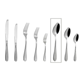 Κουτάλι Empire GYS203K12 20,5cm Silver Espiel Ανοξείδωτο Ατσάλι