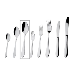 Κουτάλι Prime CUS103K12 20cm Silver Espiel Ανοξείδωτο Ατσάλι