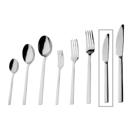 Μαχαίρι Divine CUS202K12 20,5cm Silver Espiel Ανοξείδωτο Ατσάλι