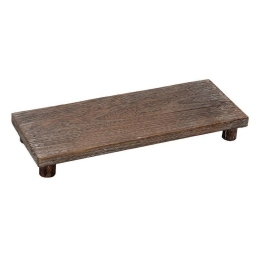 Πλατώ Σερβιρίσματος Ορθογώνιο XYP306 40.5X15X5cm Dark Brown  Espiel Ξύλο Paulownia