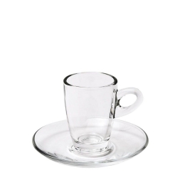 Φλυτζάνι Espresso Mocca (Σετ 6Τμχ) 7,5cl 7.2cm Γυάλινο Clear Espiel Γυαλί