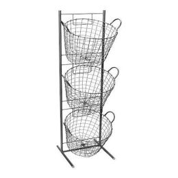 Μανάβης Μεταλλικός 3 Θέσεων AST402 114cm Grey Espiel Μέταλλο