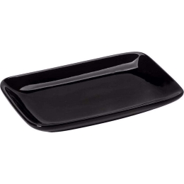 Πιατάκι Πορσελάνινο Ορθογώνιο BEH114K12 14,5x9,3x1,8cm Black Espiel Πορσελάνη