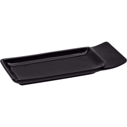 Πιατάκι Πορσελάνινο Ορθογώνιο BEH117K12 21x8,5x2cm Black Espiel Πορσελάνη