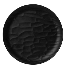 Πιάτο Ρηχό Στρογγυλό Wavy Matte MLB346K36-6 Φ28cm Black Espiel Μελαμίνη