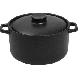 Κατσαρόλα Πυρίμαχη Lava NOL102 Φ22cm Κεραμική Black Espiel Κεραμικό