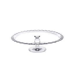 Τουρτιέρα Γυάλινη Με Πόδι Maxi Patisseries SP96804K1 Φ37cm Clear Espiel Γυαλί