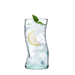 Ποτήρι Νερού Amorf Long DrinkSP420928K4 440ml Γυάλινο Clear Espiel Γυαλί