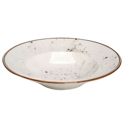 Πιάτο Βαθύ Πορσελάνινο Στρογγυλό Terra TLK120K6 Φ27cm Cream Espiel Πορσελάνη
