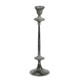 Κηροπήγιο Μεταλλικό LIX217 49x15,5x15,5cm Grey Espiel Μέταλλο