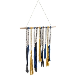 Διακοσμητικό Επιτοίχιο Μακραμέ RAZ124 40x46cm Multi Espiel Βαμβάκι