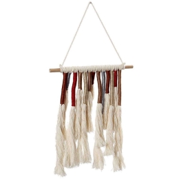 Διακοσμητικό Επιτοίχιο Μακραμέ RAZ125 25x30cm Multi Espiel Βαμβάκι
