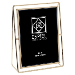 Κορνίζα FAM304 15x20cm Gold Espiel Μέταλλο