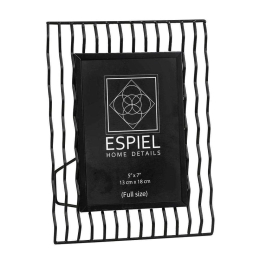 Κορνίζα FAM515 15x20cm Black Espiel Μέταλλο