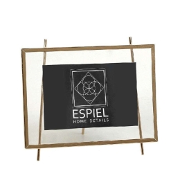 Κορνίζα FAM507 10x15cm Gold Espiel Μέταλλο