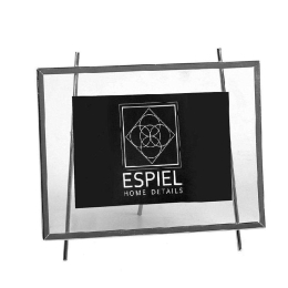 Κορνίζα FAM511 13x18cm Silver Espiel Μέταλλο