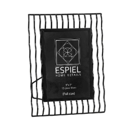 Κορνίζα FAM513 10x15cm Black Espiel Μέταλλο