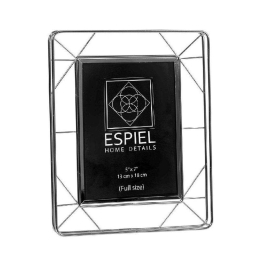 Κορνίζα FAM531 10x15cm Silver Espiel Μέταλλο