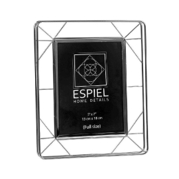 Κορνίζα FAM532 13x18cm Silver Espiel Μέταλλο