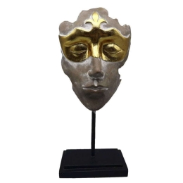 Διακοσμητικό Προσωπείο Με Μάσκα FIG234 12,2x8,2x29cm Multi Espiel Πολυρεσίνη