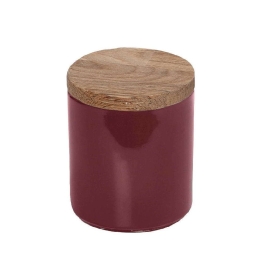 Δοχείο Με Καπάκι Essentials OWD130K6 8x8x9cm Pomegranate Espiel Κεραμικό