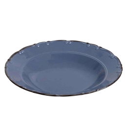 Πιάτο Βαθύ Liana TLZ104K6 Φ23cm Blue-Brown Espiel Πορσελάνη