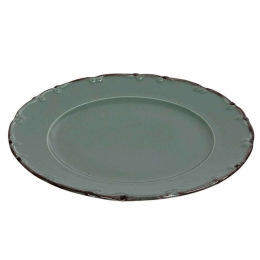 Πιάτο Φαγητού Liana TLU101K6 Φ27cm Green-Brown Espiel Πορσελάνη