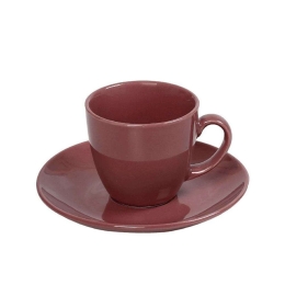 Φλυτζάνι Καφέ Essentials OWD101K6 90ml Pomegranate Espiel Κεραμικό