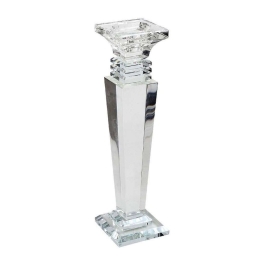 Κηροπήγιο Κρυστάλλινο XAS118 6,5x6,5x21cm Clear Espiel Κρύσταλλο