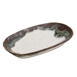 Πιάτο Essentials OWP113K6 19,5x10,5x2cm Green Espiel Κεραμικό