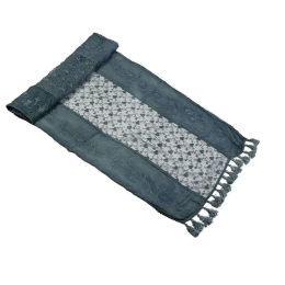 Τραβέρσα ARF226 190x50cm Blue Espiel 50X190 100% Βαμβάκι