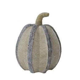 Διακοσμητική Κολοκύθα VRE223 17,5x17,5x21cm Grey Espiel Πολυρεσίνη