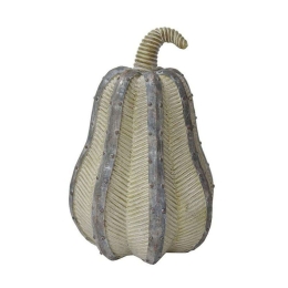 Διακοσμητική Κολοκύθα VRE222 16x16x23cm Grey Espiel Πολυρεσίνη