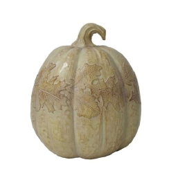 Διακοσμητική Κολοκύθα VRE207K2 18x18x20cm Beige Espiel Πολυρεσίνη