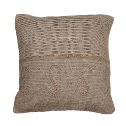 Μαξιλάρι Καναπέ ARF214 45x45cm Beige Espiel 45X45 100% Βαμβάκι