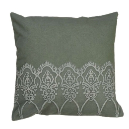 Μαξιλάρι Καναπέ ARF207 45x45cm Green Espiel 45X45 100% Βαμβάκι
