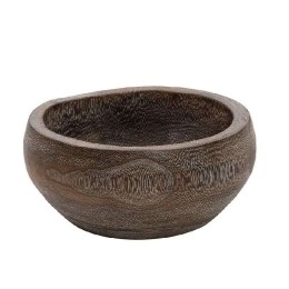 Μπωλ XYP329 17x17x8cm Brown Espiel Ξύλο