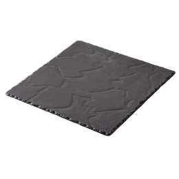 Πιατέλα Σερβιρίσματος Basalt RV641913K3 30x30x0,7cm Black Revol Πορσελάνη