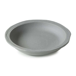 Πιάτο Βαθύ No.W RV654621K6 21x21x3,8cm Grey Revol Πορσελάνη