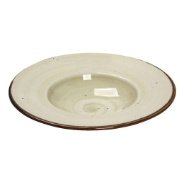 Πιάτο Βαθύ TLH106K6 27x27x4,5cm Green Espiel Πορσελάνη