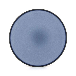 Πιάτο Γλυκού Equinoxe RV649496K6 21,5x21,5x2,5cm Blue Revol Πορσελάνη
