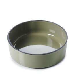 Σαλατιέρα Από Πορσελάνη Caractere Cardamom RV655036K4 800ml 17x17x5,5cm Green Revol Πορσελάνη