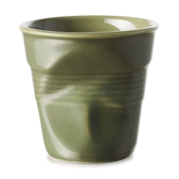 Φλυτζάνι Espresso Froisses RV656077K6 80ml 6,5x6,5x6cm Green Revol Πορσελάνη