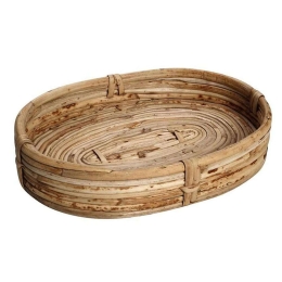 Ψωμιέρα Ξύλινη KAG144 22x14x4cm Natural Espiel Ξύλο