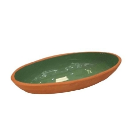 Μπωλ Πυρίμαχο Terracotta NAK143K12-1 29x16x4cm Green Espiel Κεραμικό
