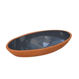 Μπωλ Πυρίμαχο Terracotta NAK144K12-1 29x16x4cm Grey Espiel Κεραμικό