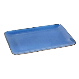 Πιατέλα Σερβιρίσματος Terra TLF108K6 30,5x21x2,5cm Blue Espiel Πορσελάνη
