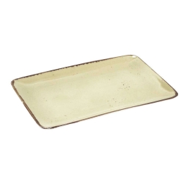 Πιατέλα Σερβιρίσματος Terra TLH108K6 30,5x21x2,5cm Green Espiel Πορσελάνη