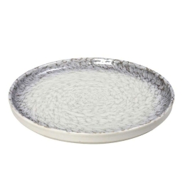Πιάτο Ρηχό Canvas KNA131K6 26x26x1,5cm Grey Espiel Πορσελάνη