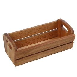 Ψωμιέρα Ξύλινη KOP124 28x14,5x9cm Natural Espiel Ξύλο